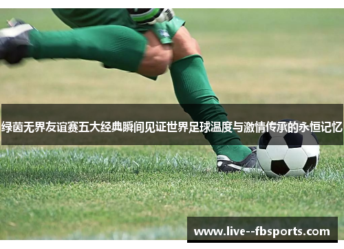 绿茵无界友谊赛五大经典瞬间见证世界足球温度与激情传承的永恒记忆